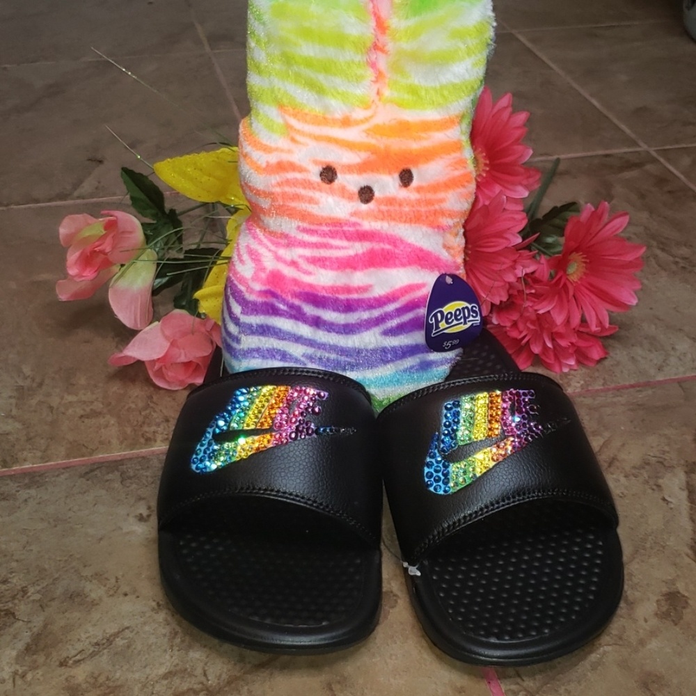 Nike Custom Shimmer Slides